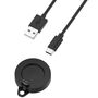 F�r Garmin Venu X1 Magnet USB Lade Datenkabel 1m Rundbasis Schwarz