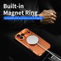 F�r Apple iPhone 17 Pro Privacy Metall MagSafe Halter H�lle Orange