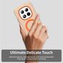F�r Xiaomi Redmi Note 15 Pro Plus 5G Candy Design Magsafe H�lle Orange