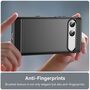 F�r Sony Xperia 10 VII Carbon Brushed Design TPU Schutz H�lle Schwarz