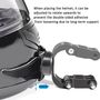 360- Helm-Kinnhalterung f�r GoPro/Insta360/DJI Osmo Action Schwarz