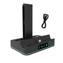 F�r Nintendo Switch 2 RGB LED Lade-Dock f�r Joy-Con Schwarz