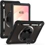 F�r Samsung Galaxy Tab S11 360 Rotation Heavy Hybrid H�lle Schwarz