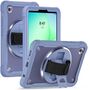 F�r Samsung Galaxy Tab A11 360 Grad Rotation Heavy Hybrid H�lle Lila