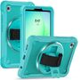 F�r Samsung Galaxy Tab A11 360 Grad Rotation Heavy Hybrid H�lle T�rkis