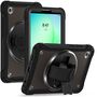 F�r Samsung Galaxy Tab A11 360 Grad Rotation Heavy Hybrid H�lle Schwarz