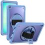 F�r Samsung Galaxy Tab A11 Plus 360 Grad Rotation Hybrid H�lle Lila