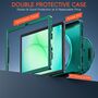 F�r Samsung Galaxy Tab A11 Plus 360 Grad Rotation Hybrid H�lle Gr�n