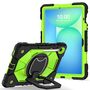 F�r Samsung Galaxy Tab S10 Lite / S10 FE Hybrid H�lle Halter Gr�n
