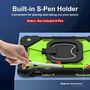 F�r Samsung Galaxy Tab S10 Lite / S10 FE Hybrid H�lle Halter Gr�n