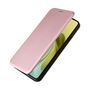 F�r Motorola Moto G86 5G Carbon Faser Textur Flip Schutz H�lle Rosa