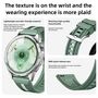 F�r Huawei Watch GT 6 46mm Nylon Silikon Hybrid Ersatz Armband Braun