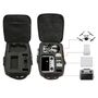 F�r DJI Mini 5 Pro Kunstleder Rucksack Tragetasche Schwarz