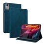 F�r Lenovo Idea Tab 11 Schmetterling Design Kunstleder Tasche Blau