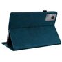 F�r Lenovo Idea Tab 11 Schmetterling Design Kunstleder Tasche Blau