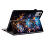F�r Lenovo Idea Tab 11 Crystal Textur Kunstleder Motiv Schutzh�lle