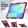 F�r Samsung Galaxy Tab S10 FE Plus H�lle Halter & Schultergurt Pink