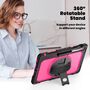 F�r Samsung Galaxy Tab S10 FE Plus H�lle Halter & Schultergurt Pink