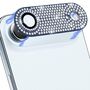 F�r Apple iPhone 17 Air Kamera Diamant Design Schutz Metall Blau
