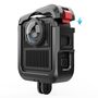 F�r GoPro MAX2 Aluminium Kamera Cage mit Dual Cold Shoe