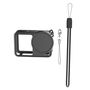 F�r DJI Osmo Action 6 Silikon Body Linsenkappe Schutzcover Schwarz