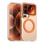 F�r Xiaomi 17 Pro Candy Design Magsafe Hybrid TPU Schutzh�lle Orange