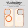 F�r Xiaomi 17 Candy Design Magsafe Hybrid TPU Schutzh�lle Orange