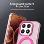 F�r Xiaomi 17 Candy Design Magsafe Hybrid TPU Schutzh�lle Pink