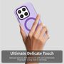 F�r Xiaomi 17 Candy Design Magsafe Hybrid TPU Schutzh�lle Lila