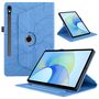 F�r Samsung Galaxy Tab S10 FE Plus 360 Baum Kunstleder Tasche Blau