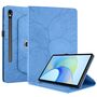 F�r Samsung Galaxy Tab S10 FE Plus 360 Baum Kunstleder Tasche Blau
