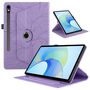 F�r Samsung Galaxy Tab S10 FE Plus 360 Baum Kunstleder Tasche Lila