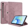 F�r Samsung Galaxy Tab S10 FE Plus 360 Baum Kunstleder Tasche Pink