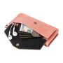 F�r Fairphone 6 Crossbody Echtleder Kartenfach Schutz H�lle Pink