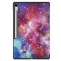 F�r Samsung Galaxy Tab S10 FE Plus 3folt Wake UP H�lle Milchstra�e