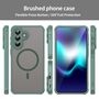 MagSafe Magnet Handyh�lle f�r Samsung Galaxy A Kameraschutz Hardcover Matt Case