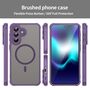 MagSafe Magnet Handyh�lle f�r Samsung Galaxy A Kameraschutz Hardcover Matt Case