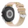 F�r Samsung Galaxy Watch 8 / 8 Classic Glitzer Silikon Armband Gold