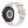 F�r Samsung Galaxy Watch 8 / 8 Classic Glitzer Silikon Armband Silber
