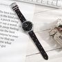 F�r Samsung Galaxy Watch 8 / 8 Classic Glitzer Silikon Leder-Optik Armband