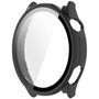 F�r OPPO Watch S Kunststoff Schutz H�lle + 9H Hart Glas Schwarz