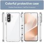 F�r Samsung Galaxy A57 5G Colorful TPU Acryl Schutzh�lle Transparent