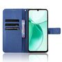 F�r ZTE Blade A35e 4G Diamant Design Wallet Kunstleder H�lle Blau