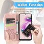 F�r Xiaomi 15T Pro Kunstleder Schmetterling Book Wallet H�lle Schwarz