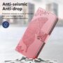 F�r Xiaomi 15T Pro Kunstleder Schmetterling Book Wallet H�lle Pink