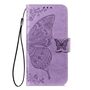 F�r verschiedene Handy Modelle Book Tasche Wallet Schmetterling Design H�lle
