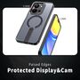 F�r Xiaomi Redmi 15C 5G / 4G Honeycomb Acryl H�lle MagSafe Schwarz