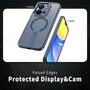 F�r Xiaomi Redmi 15C 5G / 4G Honeycomb Acryl H�lle MagSafe Blau