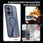 F�r Xiaomi Redmi 15C 5G / 4G Honeycomb Acryl H�lle MagSafe Blau