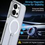 F�r Xiaomi Redmi 15C 5G / 4G Honeycomb Acryl H�lle MagSafe Transparent